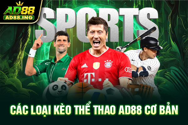 Các loại kèo thể thao ad88 cơ bản